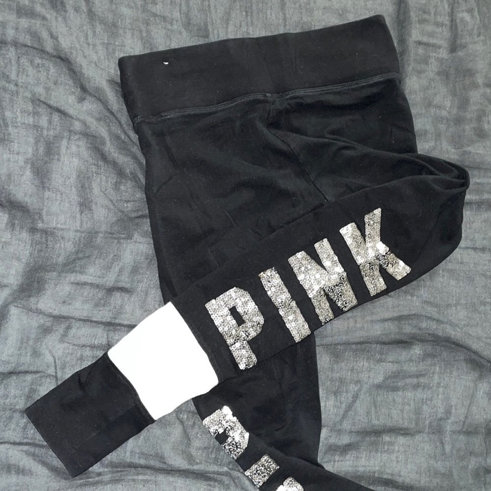 Victoria’s Secret PINK XS sequined leggings